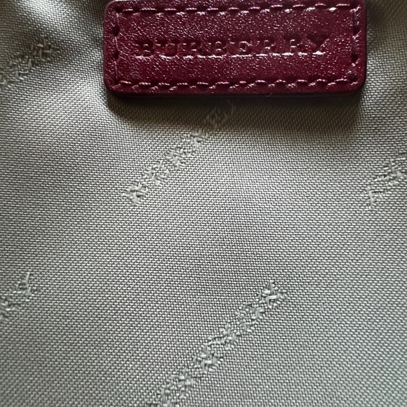 BURBERRY Crossbody Clutch Bag Military Red - Picture 7 of 8